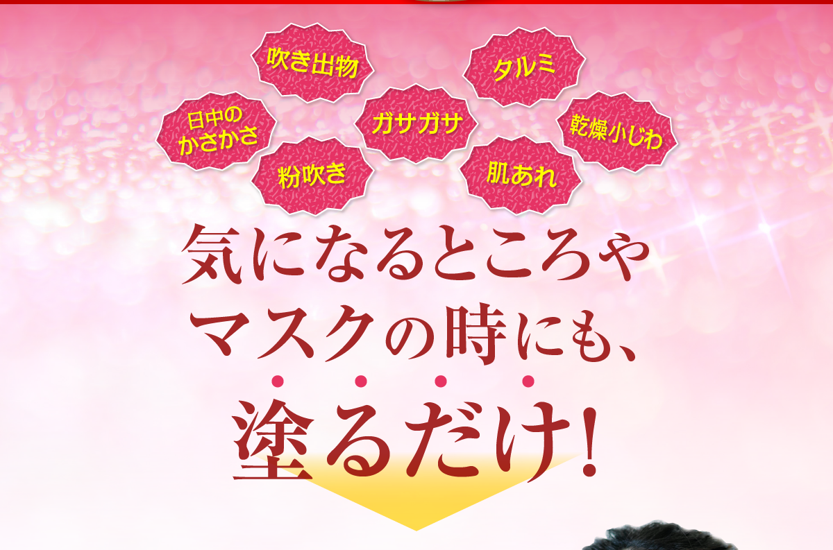 お顔・かわだのカサツキ撲滅キャンペーン