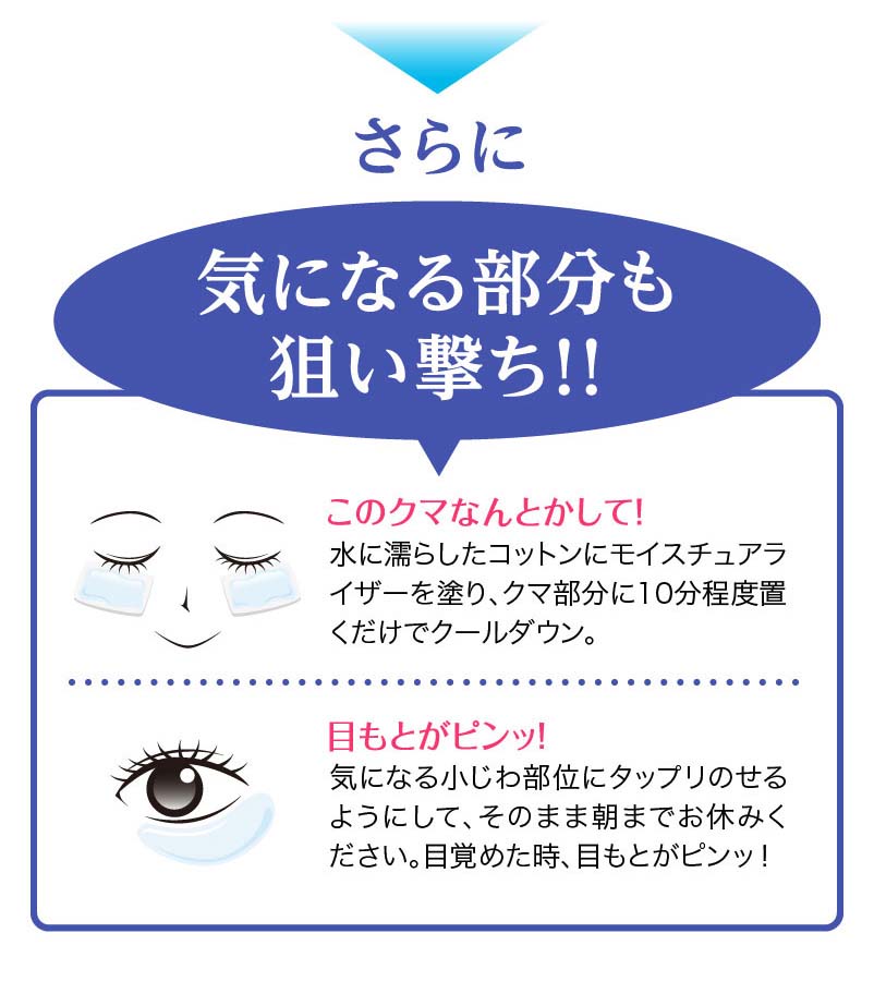 さらに気になる部分も狙い撃ち！