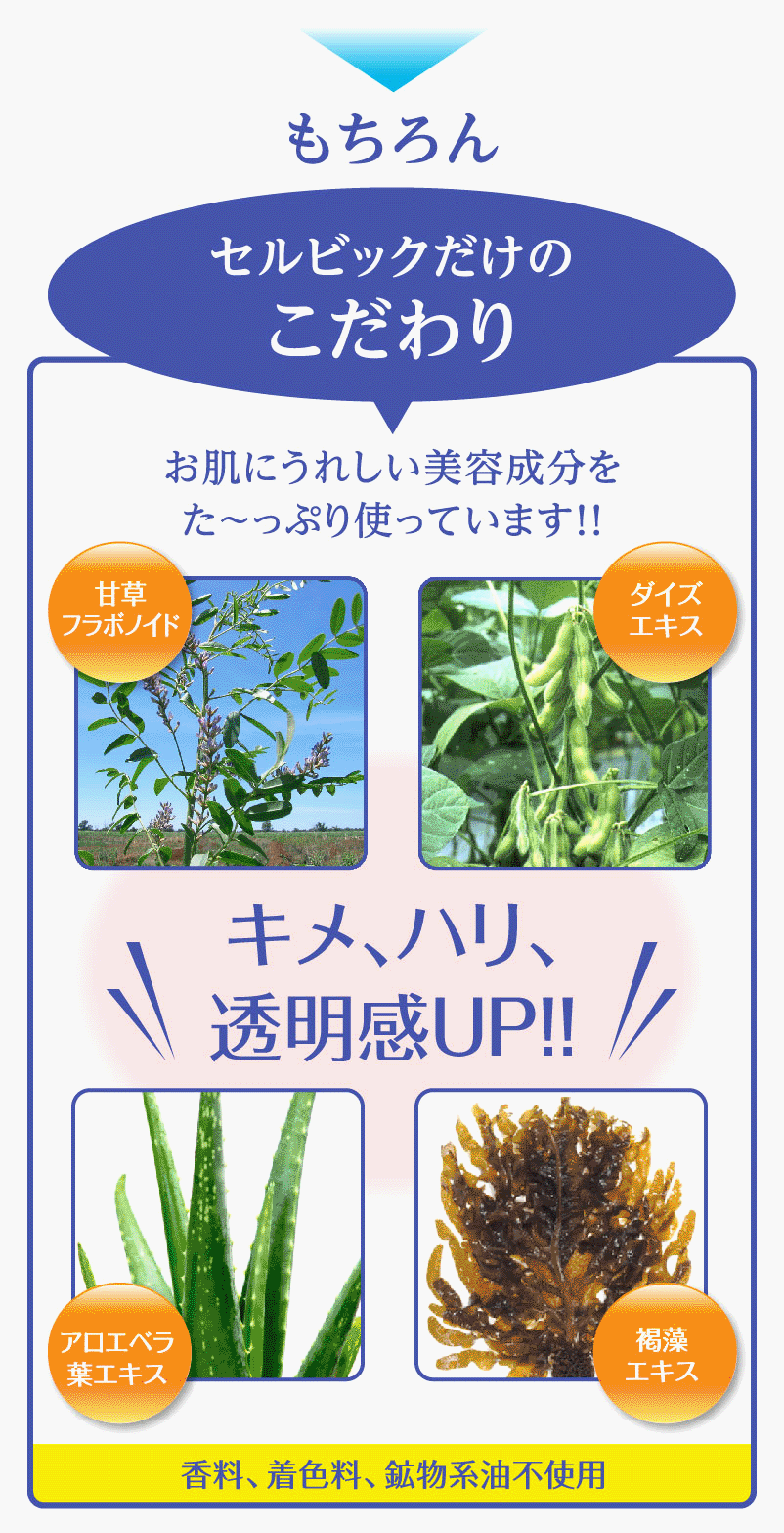 キメ、ハリ、透明感UP!!